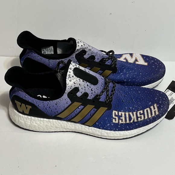 Men\'s Adidas Speedfactory AM 4 Washington Huskies Running Shoes 3M FX7254 SZ 12 main image 8